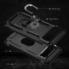 Military Grade Hybrid Case with Ring Grip for Google Pixel 8 - Black