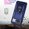 Military Grade Hybrid Case with Ring Grip for Google Pixel 8 - Blue