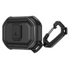Rugged Protective Case with Secure Lock Clip for AirPods Pro (2nd Generation) - Black