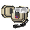 Rugged Protective Case with Secure Lock Clip for AirPods Pro (1st Generation) - Gold