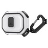 Rugged Protective Case with Secure Lock Clip for AirPods Pro (1st Generation) - White