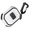 Rugged Protective Case with Secure Lock Clip for AirPods (3rd Generation) - White