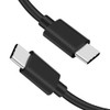 4 Ft. High-Speed USB-C to USB-C Charge & Sync Cable - Black