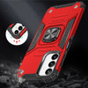 Military Grade Robust Series Dual Layer Hybrid Case with Ring Grip for Samsung Galaxy A15 5G - Red