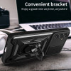 Elite Series Hybrid Case with Ring Grip and Camera Lens Cover for Samsung Galaxy A15 5G - Black