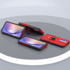 Military Grade TUFF Shockproof Hybrid Armor Case with Ring Grip for Samsung Galaxy A15 5G - Red
