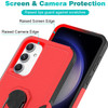Military Grade TUFF Shockproof Hybrid Armor Case with Ring Grip for Samsung Galaxy A15 5G - Red
