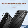 Military Grade Tough Shield Snap-on Transparent Case for Samsung Galaxy A15 5G - Black