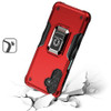 Military Grade Shockproof Hybrid Armor Case with Ring Grip for Samsung Galaxy A15 5G - Red