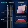 Military Grade Ring Holder Case with Camera Lens Cover for Samsung Galaxy A15 5G - Blue