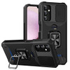 Military Grade All-In-One Ring Stand Card Case for Samsung Galaxy A15 5G - Black