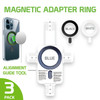 3-Pack MagSafe Magnetic Ring Adapter