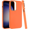 Soft Touch Dual-Layer Hybrid Case for Samsung Galaxy S24 Ultra - Orange