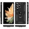 Military Grade Hybrid Case with Ring Grip for Samsung Galaxy S24 Ultra - Black