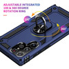 Military Grade Hybrid Case with Ring Grip for Samsung Galaxy S24 Ultra - Blue