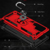 Military Grade Hybrid Case with Ring Grip for Samsung Galaxy S24 Ultra - Red