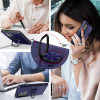 Military Grade TUFF Hybrid Case with Ring Grip for Samsung Galaxy S24 Ultra - Blue