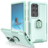 Military Grade TUFF Hybrid Case with Ring Grip for Samsung Galaxy S24 Ultra - Teal