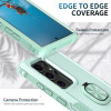 Military Grade TUFF Hybrid Case with Ring Grip for Samsung Galaxy S24 Ultra - Teal