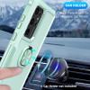 Military Grade TUFF Hybrid Case with Ring Grip for Samsung Galaxy S24 Ultra - Teal