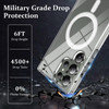 Tough Shield Clear Case with MagSafe Magnetic Ring for Samsung Galaxy S24 Ultra