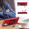 Military Grade TUFF Case with MagSafe Magnetic Rotating Ring Stand for Samsung Galaxy S24 Ultra - Red