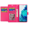 Extra Series Essential Leather Wallet Stand Case for Samsung Galaxy S24 Ultra - Pink