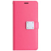 Extra Series Essential Leather Wallet Stand Case for Samsung Galaxy S24 Ultra - Pink