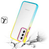 Gradient Series Optical Grade Acrylic Transparent Case for Samsung Galaxy S24 Plus - Yellow Blue
