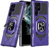 Military Grade Robotic Series Hybrid Case with Ring Grip for Samsung Galaxy S24 Ultra - Purple