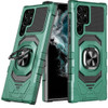 Military Grade Robotic Series Hybrid Case with Ring Grip for Samsung Galaxy S24 Ultra - Green