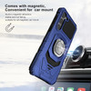 Military Grade Robotic Series Hybrid Case with Ring Grip for Samsung Galaxy S24 Plus - Blue