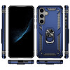 Military Grade Hybrid Case with Ring Grip for Samsung Galaxy S24 Plus - Blue