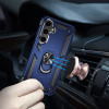 Military Grade Hybrid Case with Ring Grip for Samsung Galaxy S24 Plus - Blue