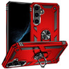 Military Grade Hybrid Case with Ring Grip for Samsung Galaxy S24 Plus - Red