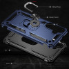 Military Grade Hybrid Case with Ring Grip for Samsung Galaxy S24 - Blue