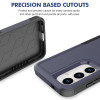 Military Grade TUFF Hybrid Armor Case for Samsung Galaxy S24 - Blue