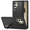 Military Grade TUFF Hybrid Armor Case with Kickstand for Samsung Galaxy S24 Ultra - Black