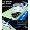 Shade Series Hybrid Case with MagSafe Magnetic Ring for Samsung Galaxy S24 Plus - Green