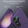 Shade Series Hybrid Case with MagSafe Magnetic Ring for Samsung Galaxy S24 - Purple