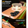 Shade Series Hybrid Case with MagSafe Magnetic Ring for Samsung Galaxy S24 - Orange