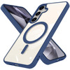 Acrylic Transparent Case with MagSafe Magnetic Ring for Samsung Galaxy S24 Plus - Blue