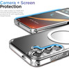 Tough Shield Clear Case with MagSafe Magnetic Ring for Samsung Galaxy S24