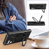 Military Grade TUFF Case with MagSafe Magnetic Rotating Ring Stand for Samsung Galaxy S24 Plus - Black