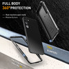 Military Grade Hybrid Case with MagSafe Magnetic Ring for Samsung Galaxy S24 Plus - Black