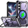 Military Grade Hybrid Case with MagSafe Magnetic Ring for Samsung Galaxy S24 Plus - Purple
