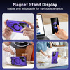 Military Grade Advanced Armor Case with MagSafe Magnetic Ring Stand for Samsung Galaxy S24 Ultra - Purple