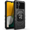 Military Grade Robotic Series Hybrid Case with Ring Grip for Samsung Galaxy A25 5G - Black