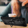 Military Grade Hybrid Case with Ring Grip for Samsung Galaxy A25 5G - Black