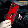 Military Grade Hybrid Case with Ring Grip for Samsung Galaxy A25 5G - Red